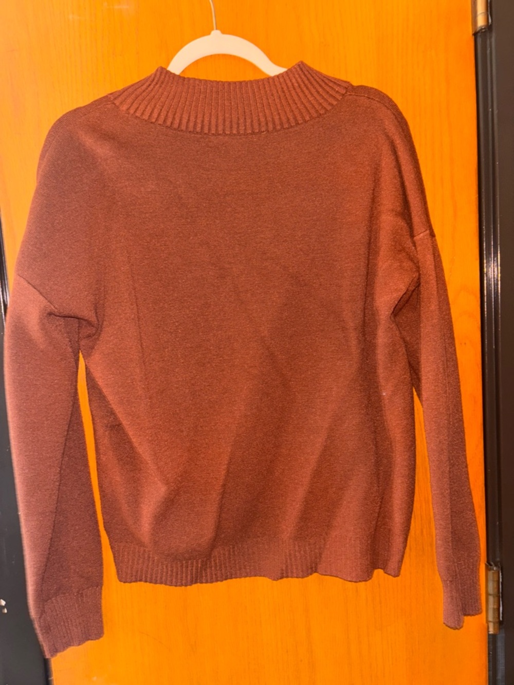 Cyrus Brown Ribbed-Neck Sweater - Picture 5 of 5